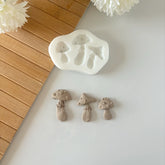 3 Mushroom Silicone Mould